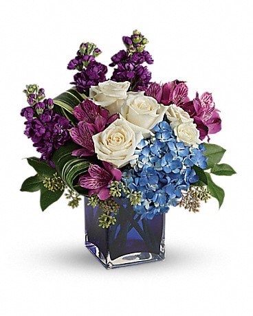 Teleflora's Portrait In Purple Bouquet Bouquet